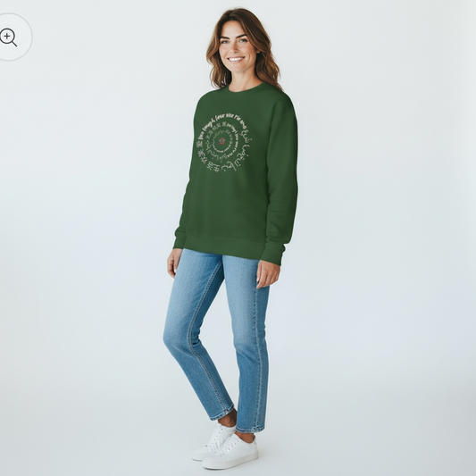 DRFTID Live Laugh Love (Multilingual) Sweatshirt - Unisex