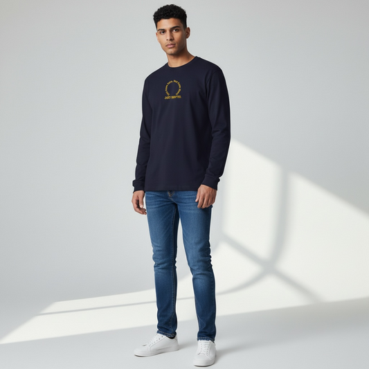 DRFTID Embroidered Between Worlds Long Sleeve Tee - Unisex