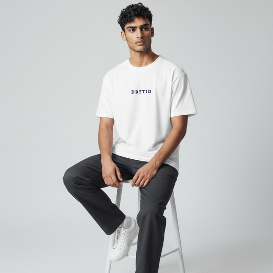 DRFTID Embroidered Wordmark Short Sleeve Tee - Unisex
