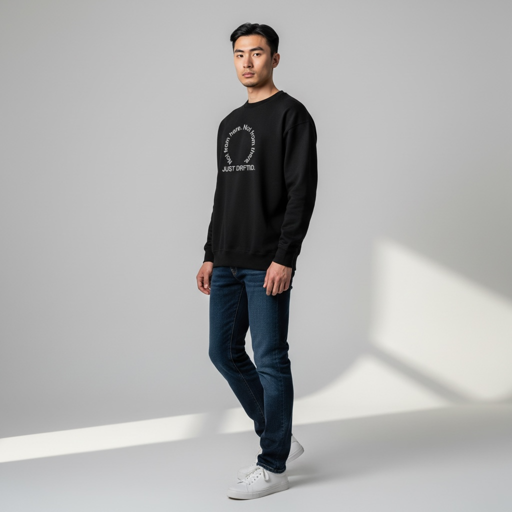 DRFTID Embroidered Between Worlds Sweatshirt - Unisex