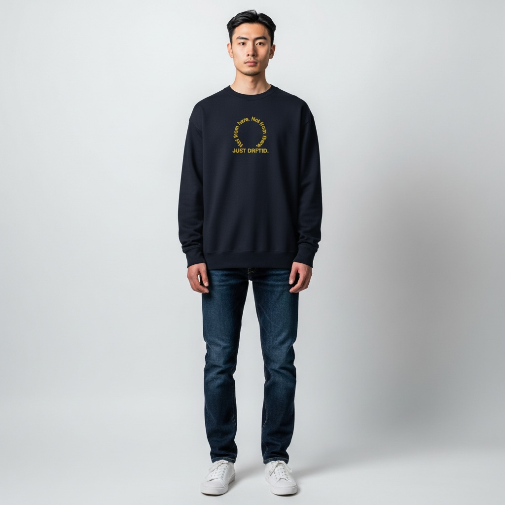 DRFTID Embroidered Between Worlds Sweatshirt - Unisex