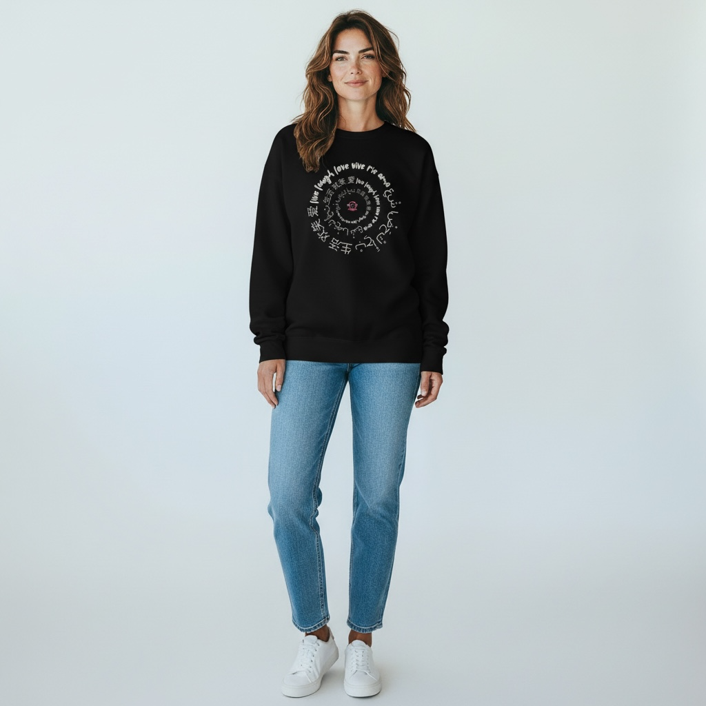 DRFTID Live Laugh Love (Multilingual) Sweatshirt - Unisex