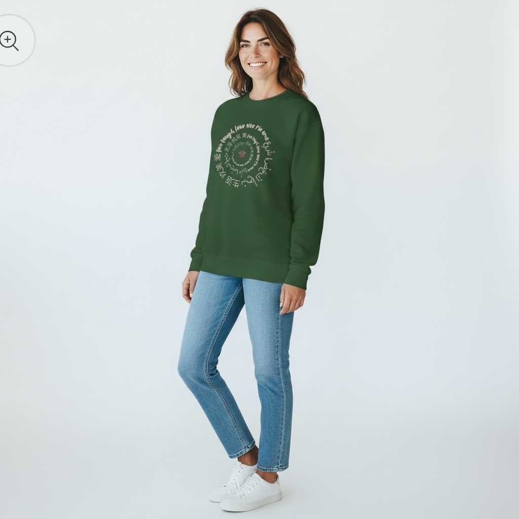 DRFTID Live Laugh Love (Multilingual) Sweatshirt - Unisex