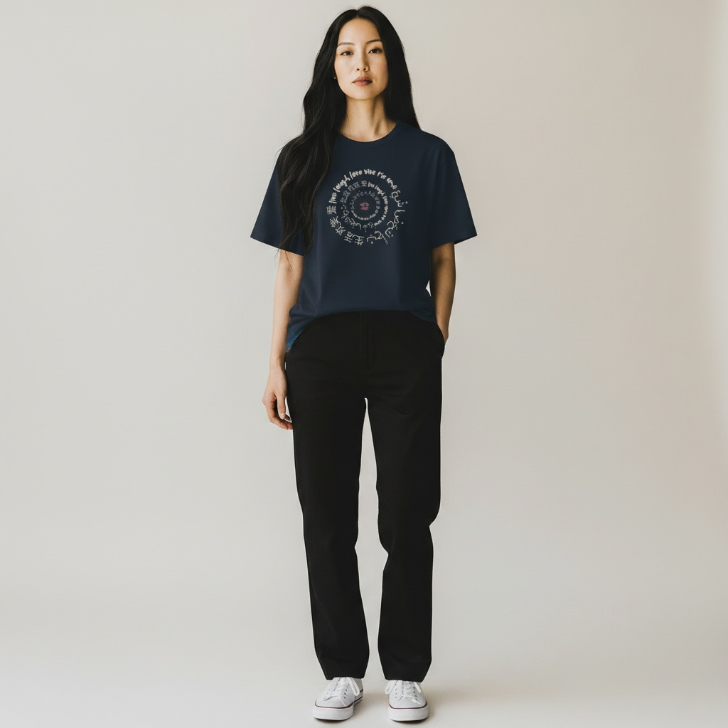 DRFTID Live Laugh Love (Multilingual) Short Sleeve Tee - Unisex