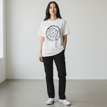 DRFTID Live Laugh Love (Multilingual) Short Sleeve Tee - Unisex