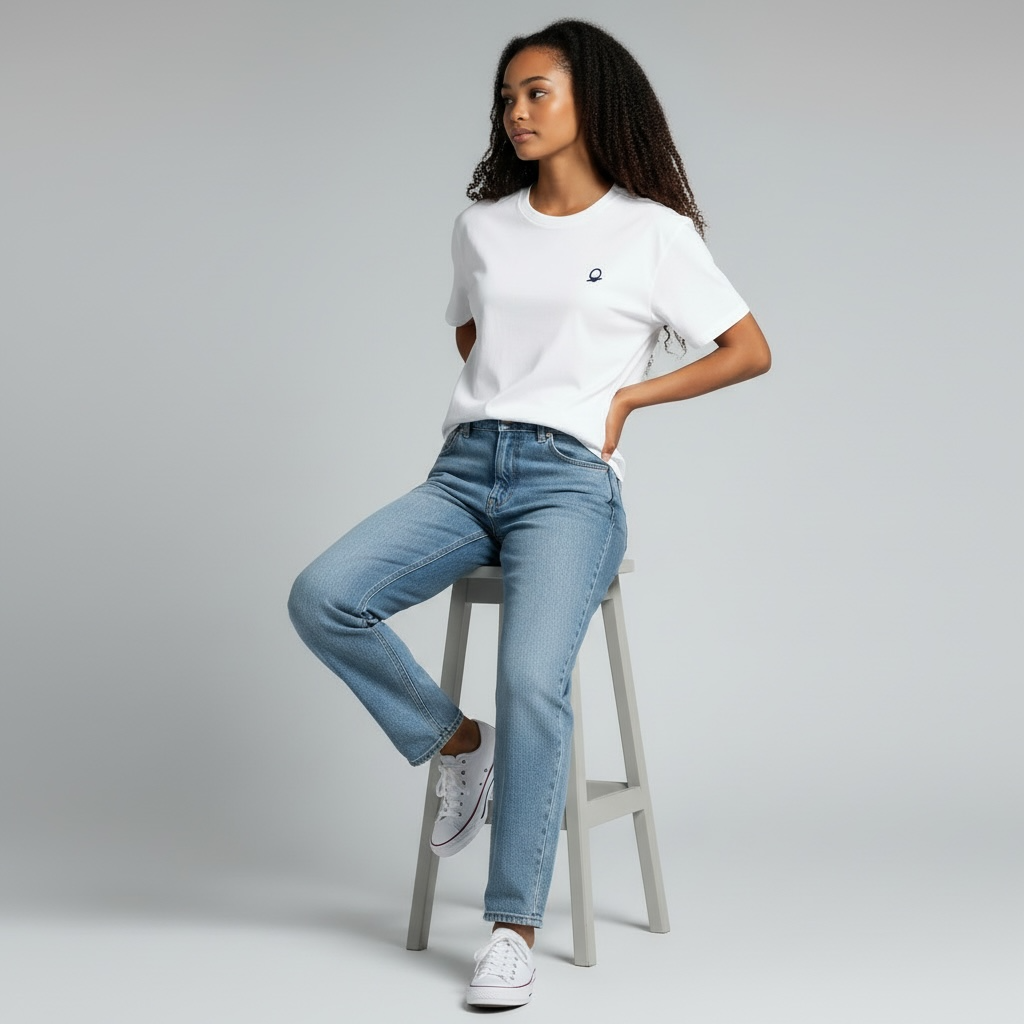 DRFTID Embroidered Logo Short Sleeve Tee - Unisex