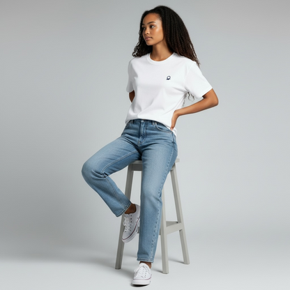 DRFTID Embroidered Logo Short Sleeve Tee - Unisex