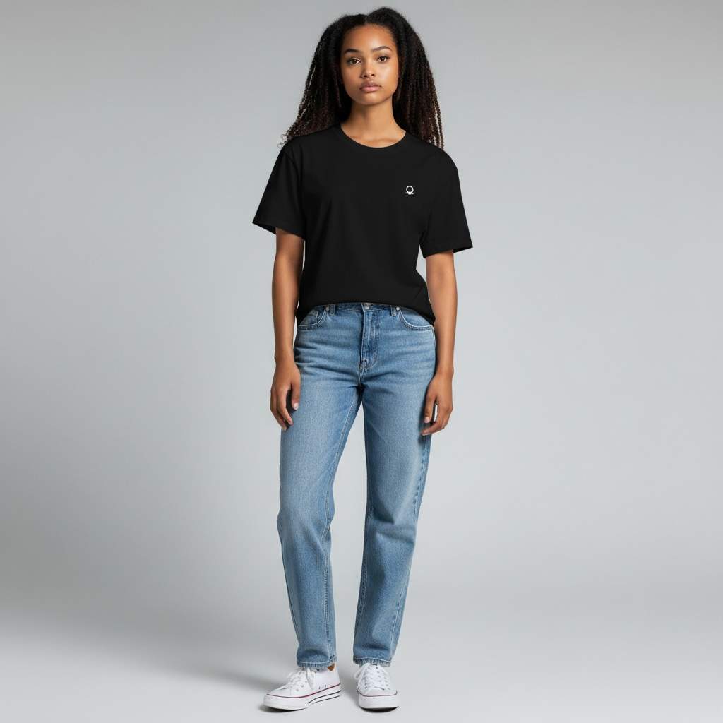 DRFTID Embroidered Logo Short Sleeve Tee - Unisex