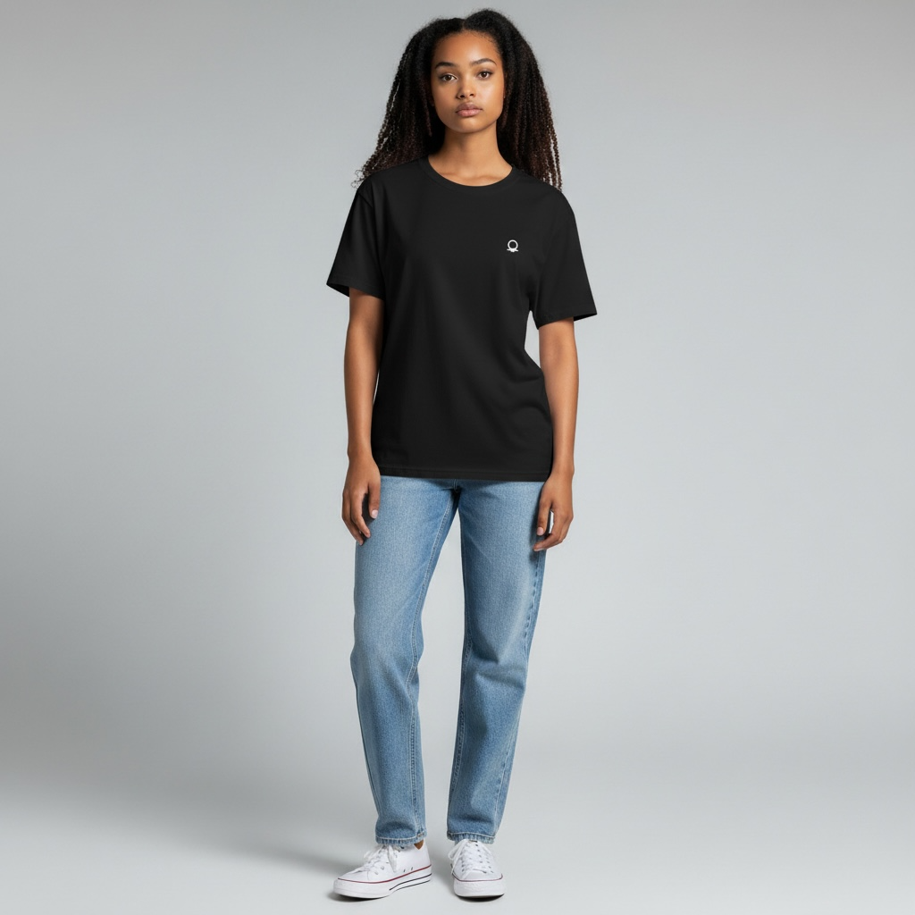 DRFTID Embroidered Logo Short Sleeve Tee - Unisex