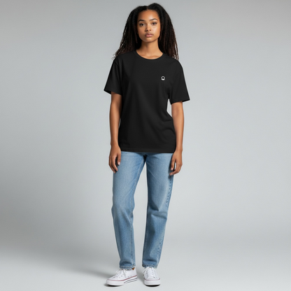 DRFTID Embroidered Logo Short Sleeve Tee - Unisex