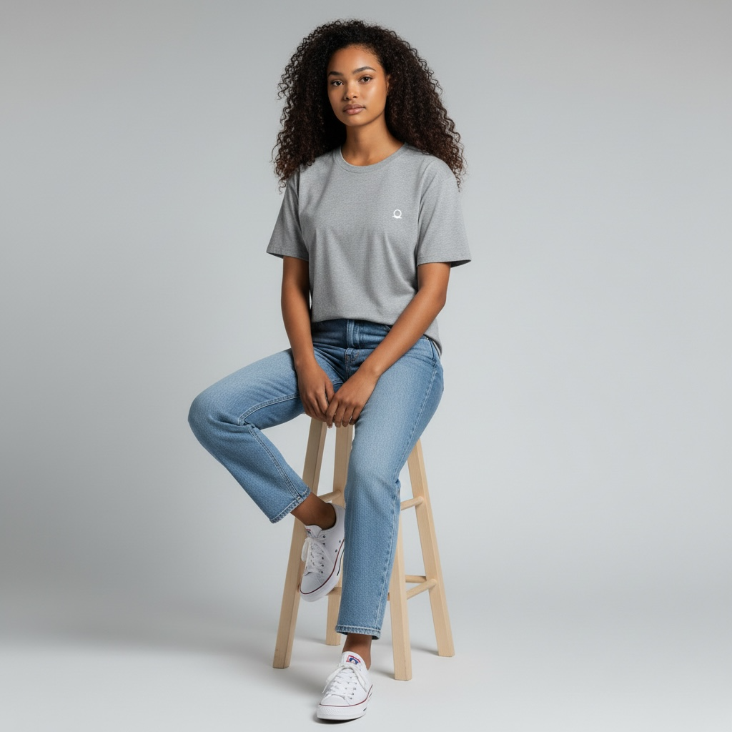 DRFTID Embroidered Logo Short Sleeve Tee - Unisex