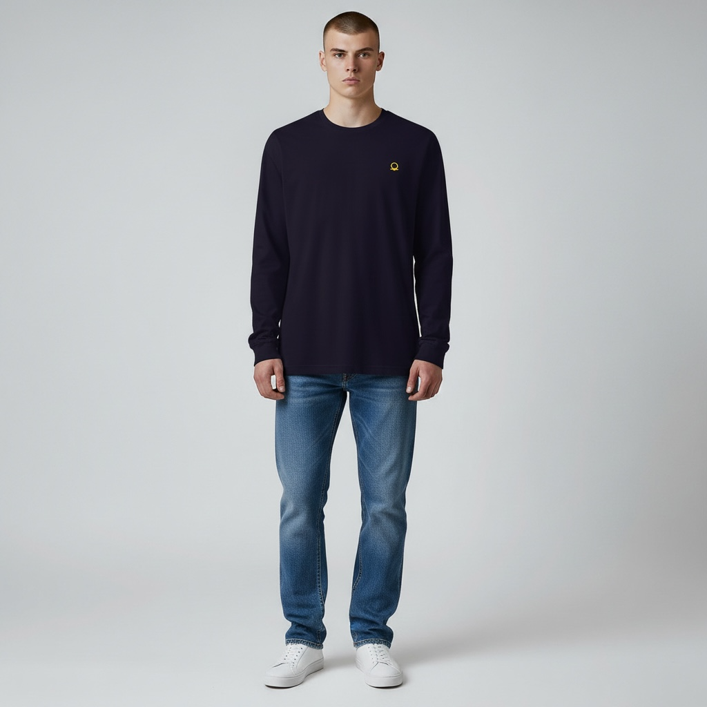 DRFTID Embroidered Logo Long Sleeve Tee - Unisex