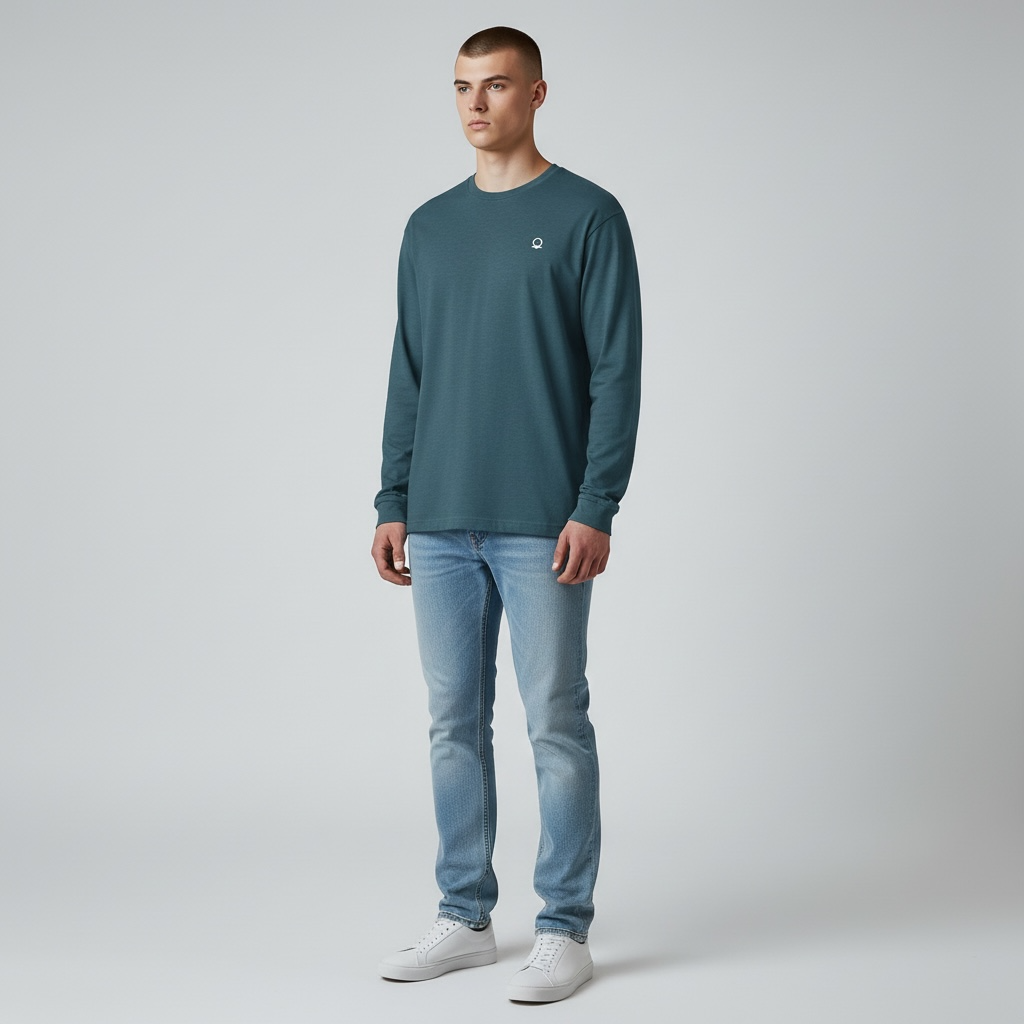 DRFTID Embroidered Logo Long Sleeve Tee - Unisex