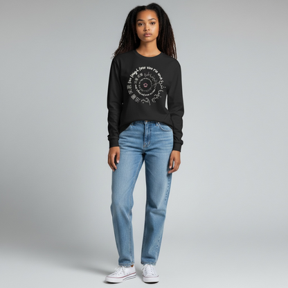 DRFTID Live Laugh Love (Multilingual) Long Sleeve Tee - Unisex