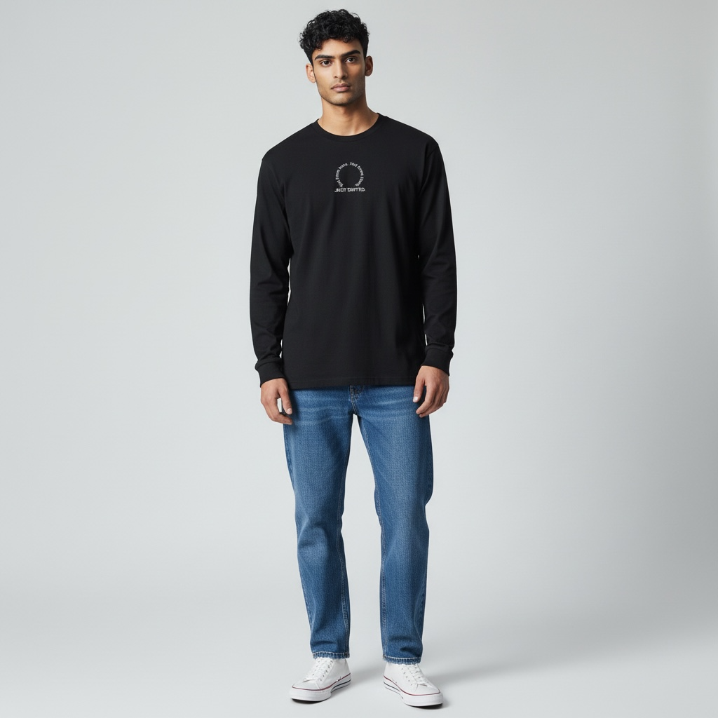 DRFTID Embroidered Between Worlds Long Sleeve Tee - Unisex