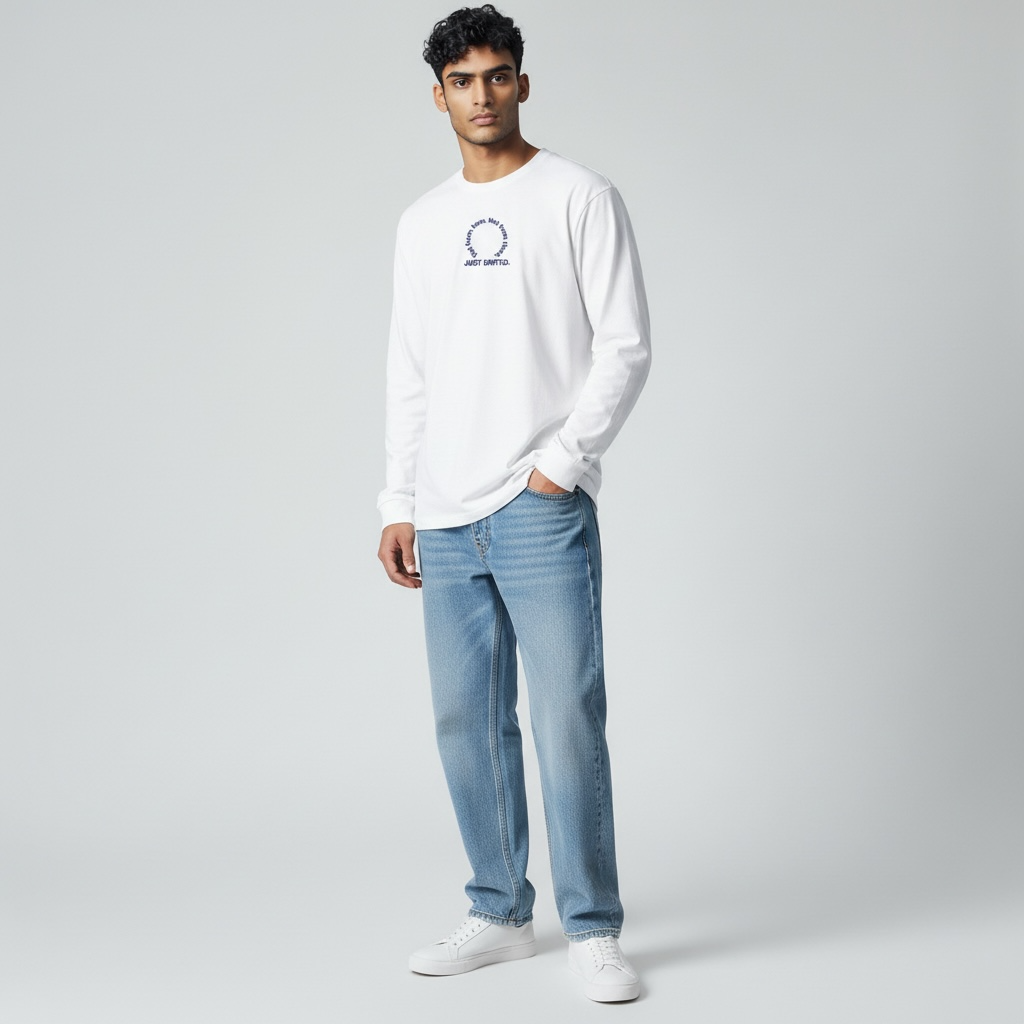 DRFTID Embroidered Between Worlds Long Sleeve Tee - Unisex