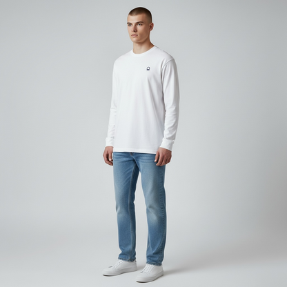 DRFTID Embroidered Logo Long Sleeve Tee - Unisex