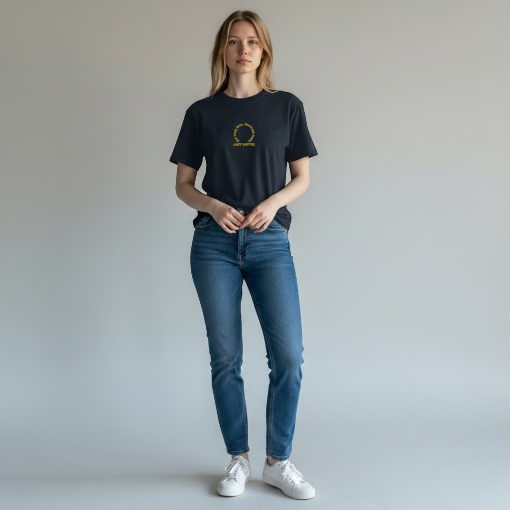 DRFTID Embroidered Between Worlds Short Sleeve Tee - Unisex