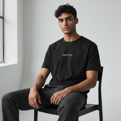 DRFTID Embroidered Wordmark Short Sleeve Tee - Unisex