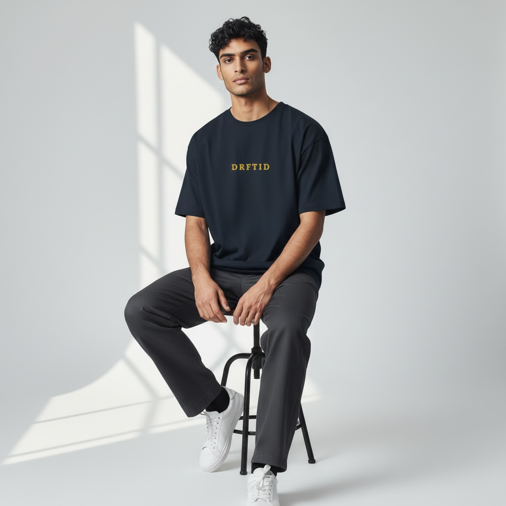 DRFTID Embroidered Wordmark Short Sleeve Tee - Unisex