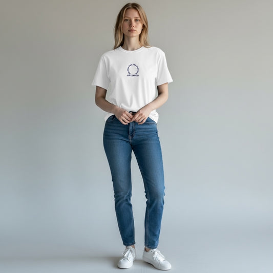 DRFTID Embroidered Between Worlds Short Sleeve Tee - Unisex