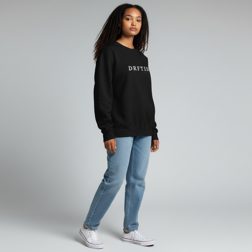 DRFTID Embroidered Wordmark Sweatshirt - Unisex