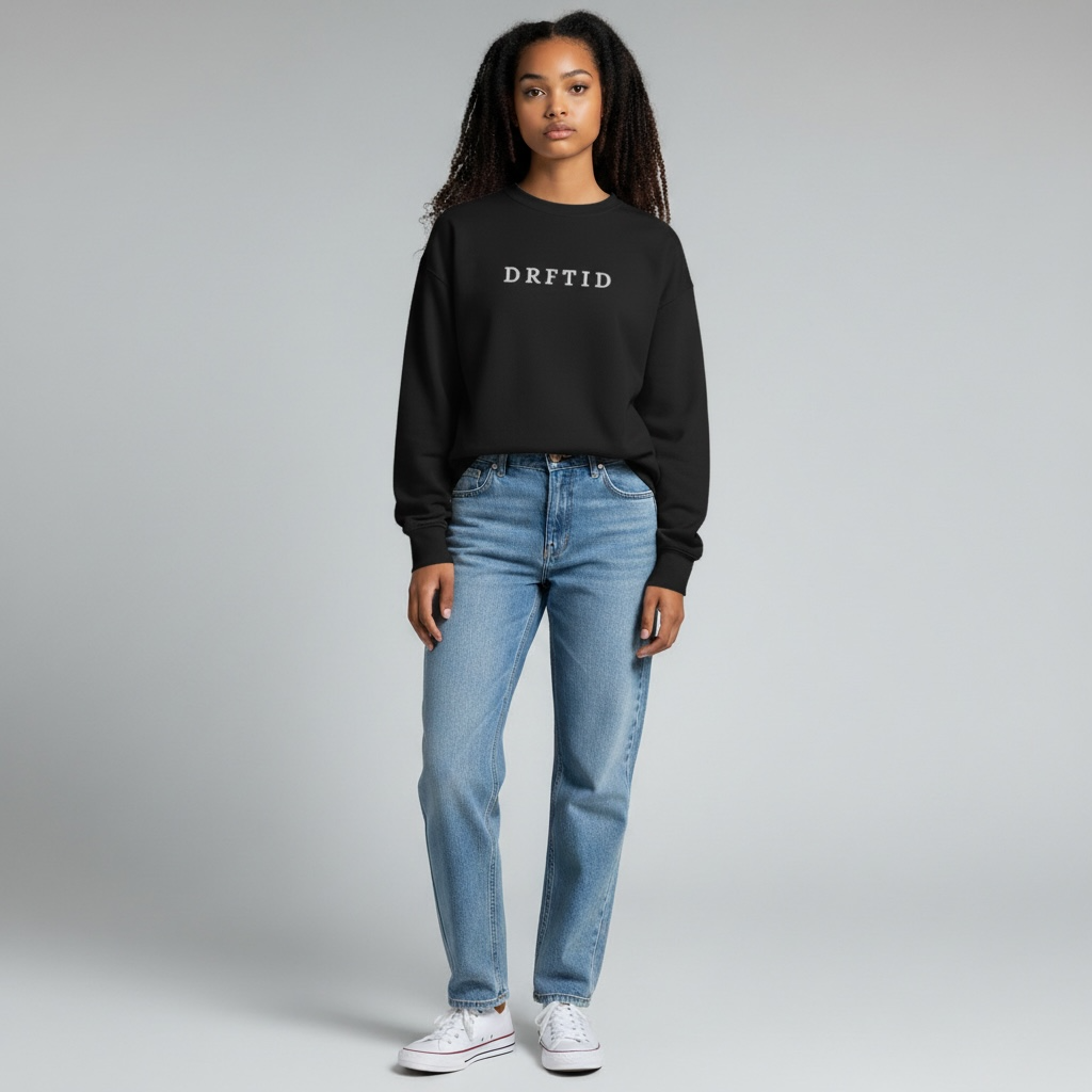 DRFTID Embroidered Wordmark Sweatshirt - Unisex