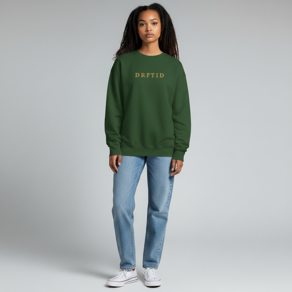 DRFTID Embroidered Wordmark Sweatshirt - Unisex